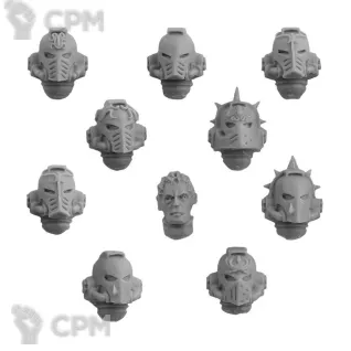 Описание картинки BLOOD ANGELS LEGION HEADS UPGRADE SET от TPC по цене 340руб | Свободный Рынок Миниатюр - СРМ