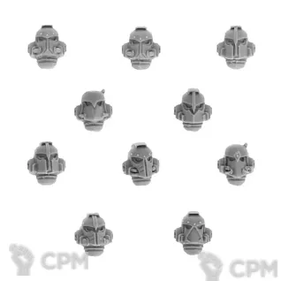 Описание картинки ALPHA LEGION MK IV HEADS от TPC по цене 340руб | Свободный Рынок Миниатюр - СРМ