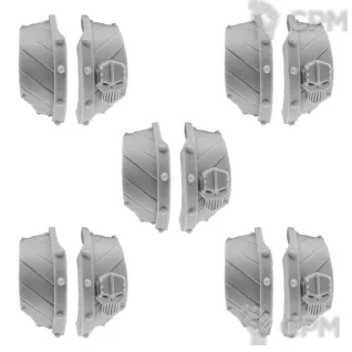 Описание картинки CATAPHRACTII TERMINATOR SHOULDER PADS - IRON WARRIORS от TPC по цене 340руб | Свободный Рынок Миниатюр - СРМ