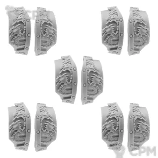 Описание картинки CATAPHRACTII TERMINATOR SHOULDER PADS - ALPHA LEGION от TPC по цене 340руб | Свободный Рынок Миниатюр - СРМ