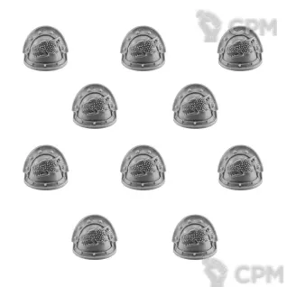 Описание картинки Salamanders Legion MKIII Shoulder Pads от TPC по цене 340руб | Свободный Рынок Миниатюр - СРМ