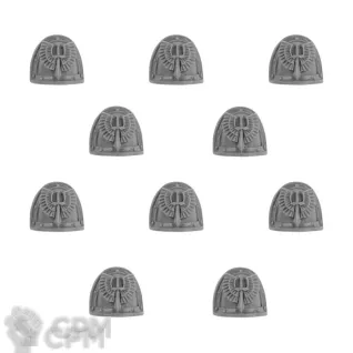 Описание картинки DARK ANGELS LEGION MKII SHOULDER PADS от TPC по цене 340руб | Свободный Рынок Миниатюр - СРМ