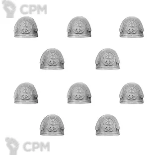 Описание картинки IMPERIAL FISTS LEGION MKIII SHOULDER PADS от TPC по цене 340руб | Свободный Рынок Миниатюр - СРМ