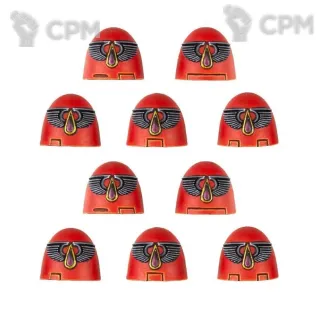 Описание картинки BLOOD ANGELS MKVI SHOULDER PADS от TPC по цене 340руб | Свободный Рынок Миниатюр - СРМ