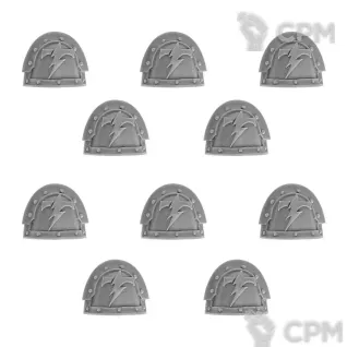 Описание картинки WHITE SCARS MK III SHOULDER PADS от TPC по цене 340руб | Свободный Рынок Миниатюр - СРМ