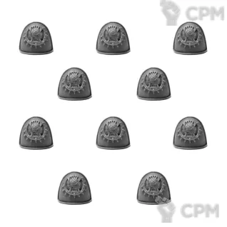 Описание картинки WORLD EATERS LEGION MKIV SHOULDER PADS от TPC по цене 340руб | Свободный Рынок Миниатюр - СРМ