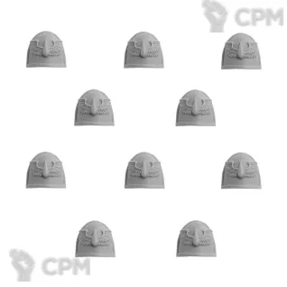 Описание картинки BLOOD ANGELS LEGION MKIV SHOULDER PADS от TPC по цене 340руб | Свободный Рынок Миниатюр - СРМ