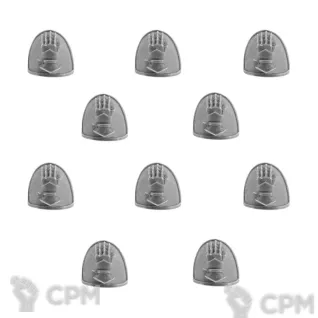 Описание картинки IRON HANDS LEGION MKIV SHOULDER PADS от TPC по цене 340руб | Свободный Рынок Миниатюр - СРМ