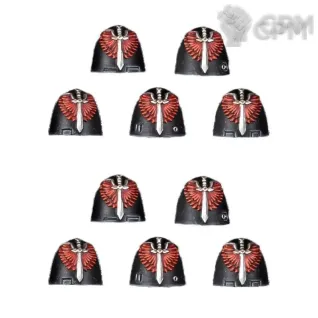 Описание картинки DARK ANGELS MKVI SHOULDER PADS от TPC по цене 340руб | Свободный Рынок Миниатюр - СРМ