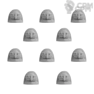 Описание картинки BLOOD ANGELS LEGION MKII SHOULDER PADS от TPC по цене 340руб | Свободный Рынок Миниатюр - СРМ
