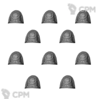 Описание картинки WORLD EATERS LEGION MKII SHOULDER PADS от TPC по цене 340руб | Свободный Рынок Миниатюр - СРМ
