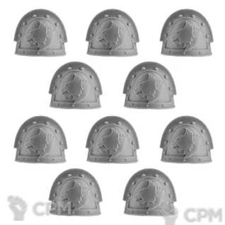 Описание картинки SPACE WOLVES MK III SHOULDER PADS от TPC по цене 340руб | Свободный Рынок Миниатюр - СРМ