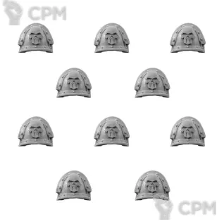 Описание картинки IRON WARRIORS LEGION MKIII SHOULDER PADS от TPC по цене 340руб | Свободный Рынок Миниатюр - СРМ