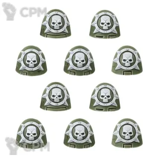 Описание картинки DEATH GUARD MKVI SHOULDER PADS от TPC по цене 340руб | Свободный Рынок Миниатюр - СРМ