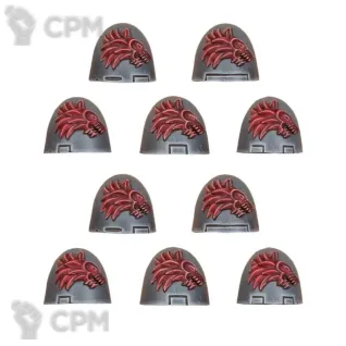 Описание картинки SPACE WOLVES MKVI SHOULDER PADS от TPC по цене 340руб | Свободный Рынок Миниатюр - СРМ