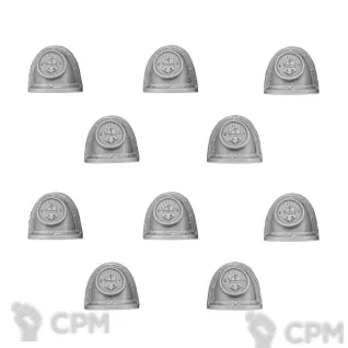 Описание картинки IMPERIAL FISTS LEGION MKII SHOULDER PADS от TPC по цене 340руб | Свободный Рынок Миниатюр - СРМ