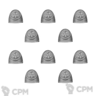 Описание картинки IMPERIAL FISTS LEGION MKIV SHOULDER PADS от TPC по цене 340руб | Свободный Рынок Миниатюр - СРМ
