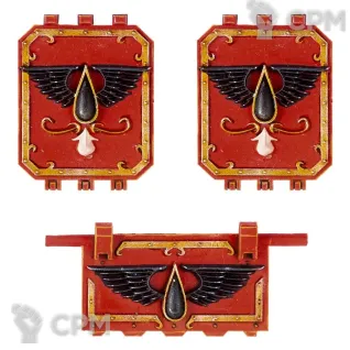 Описание картинки BLOOD ANGELS LAND RAIDER DOORS от TPC по цене 370руб | Свободный Рынок Миниатюр - СРМ