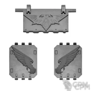 Описание картинки EMPEROR'S CHILDREN LEGION LAND RAIDER DOORS от TPC по цене 370руб | Свободный Рынок Миниатюр - СРМ