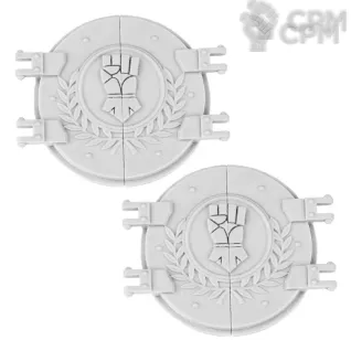 Описание картинки IMPERIAL FISTS LEGION DEIMOS RHINO DOORS SET 2 от TPC по цене 370руб | Свободный Рынок Миниатюр - СРМ