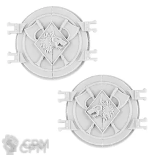 Описание картинки SPACE WOLVES LEGION DEIMOS RHINO DOORS SET 1 от TPC по цене 370руб | Свободный Рынок Миниатюр - СРМ