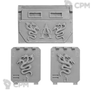 Описание картинки ALPHA LEGION RHINO DOORS от TPC по цене 370руб | Свободный Рынок Миниатюр - СРМ