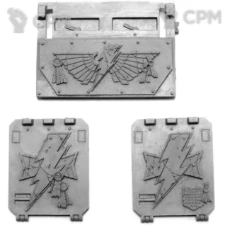 Описание картинки WHITE SCARS RHINO DOORS AND FRONTPLATE от TPC по цене 370руб | Свободный Рынок Миниатюр - СРМ