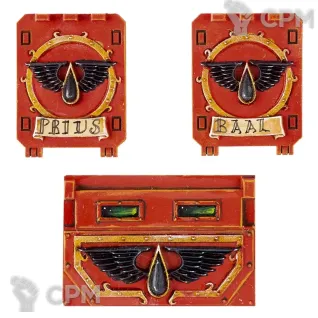 Описание картинки BLOOD ANGELS RHINO DOORS AND FRONTPLATE от TPC по цене 370руб | Свободный Рынок Миниатюр - СРМ