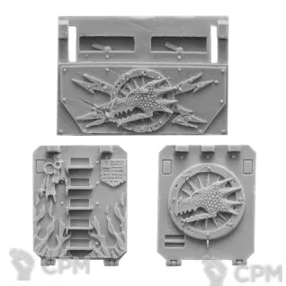 Описание картинки SALAMANDERS RHINO DOORS AND FRONTPLATE от TPC по цене 370руб | Свободный Рынок Миниатюр - СРМ