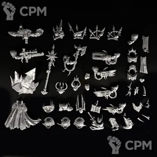 Описание картинки Chaos Space Marine Terminator Lord/Sorcerer от KoofWorkshop по цене 1 260руб | Свободный Рынок Миниатюр - СРМ