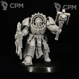 Описание картинки Chaplain in terminator armour new release от KoofWorkshop по цене 1 050руб | Свободный Рынок Миниатюр - СРМ