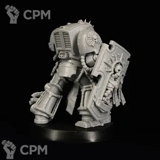 Описание картинки Chaplain in terminator armour new release от KoofWorkshop по цене 1 050руб | Свободный Рынок Миниатюр - СРМ