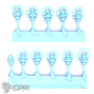 Описание картинки WORLD EATERS MKVI HEADS от TPC по цене 340руб | Свободный Рынок Миниатюр - СРМ