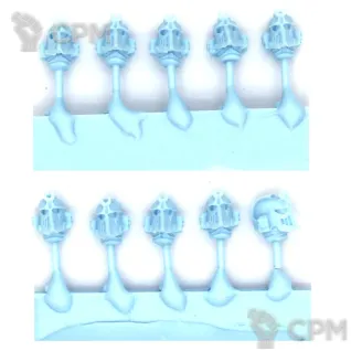 Описание картинки THOUSAND SONS ACHEAN PATTERN HEADS от TPC по цене 340руб | Свободный Рынок Миниатюр - СРМ