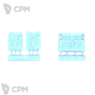 Описание картинки WHITE SCARS RHINO DOORS AND FRONTPLATE от TPC по цене 370руб | Свободный Рынок Миниатюр - СРМ