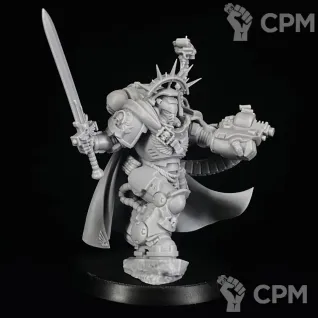 Описание картинки Primaris captain in gravis armour new от KoofWorkshop по цене 1 050руб | Свободный Рынок Миниатюр - СРМ