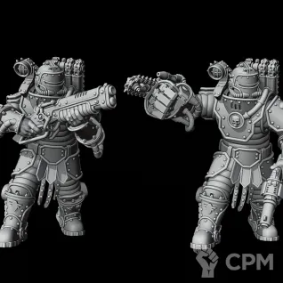 Описание картинки Solar auxilia Kill sqaud от 3D Wargaming по цене 1 250руб | Свободный Рынок Миниатюр - СРМ
