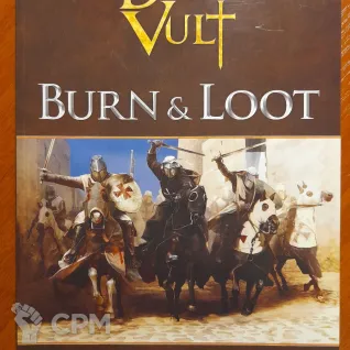 Описание картинки Рульбук Deus Vult "Burn &amp; Loot" от Red Quokka по цене 500руб | Свободный Рынок Миниатюр - СРМ
