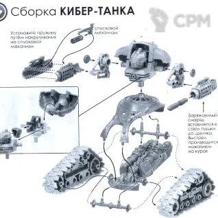 Описание картинки Kaban Machine ака Кибертанк от Технолога от Soul Dark по цене 380руб | Свободный Рынок Миниатюр - СРМ