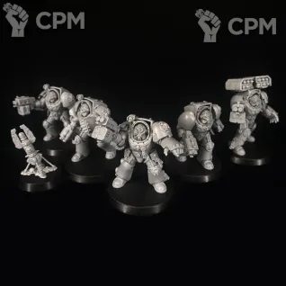 Описание картинки Terminator squad new release 2023 от KoofWorkshop по цене 1 995руб | Свободный Рынок Миниатюр - СРМ