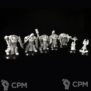 Описание картинки Deathwing knights от KoofWorkshop по цене 1 995руб | Свободный Рынок Миниатюр - СРМ