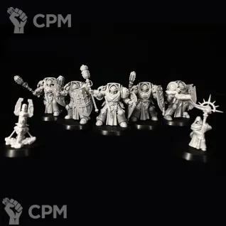 Описание картинки Deathwing knights от KoofWorkshop по цене 1 995руб | Свободный Рынок Миниатюр - СРМ