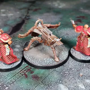 Описание картинки Stormcast Eternals Celestar Ballista от Каджит по цене 4 498руб | Свободный Рынок Миниатюр - СРМ