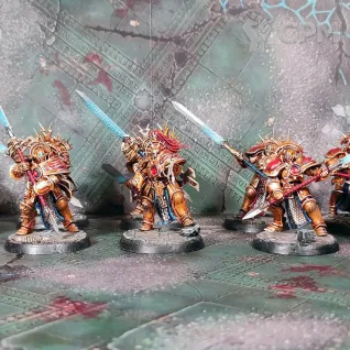 Описание картинки Stormcast Eternals Protectors от Каджит по цене 14 998руб | Свободный Рынок Миниатюр - СРМ