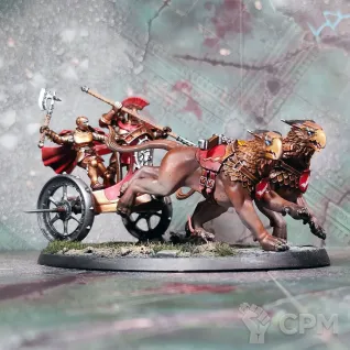 Описание картинки Stormcast Eternals Stormstrike Chariot от Каджит по цене 9 998руб | Свободный Рынок Миниатюр - СРМ