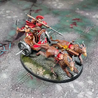 Описание картинки Stormcast Eternals Stormstrike Chariot от Каджит по цене 9 998руб | Свободный Рынок Миниатюр - СРМ