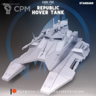 Описание картинки TX-130 Saber-class fighter tank от PocketSized Prints по цене 3 870руб | Свободный Рынок Миниатюр - СРМ