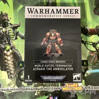 Описание картинки World Eaters Terminator Azrakh the Annihilator от Alternative Galaxy  по цене 9 900руб | Свободный Рынок Миниатюр - СРМ