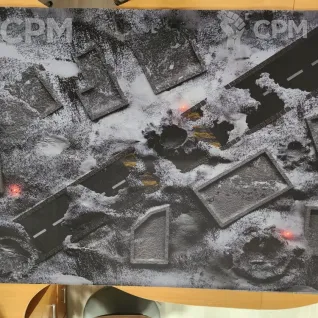 Описание картинки Баттл мат «Норильск» 60x44 | Поле для варгеймов | Батлмат от Marauder's Workshop по цене 2 300руб | Свободный Рынок Миниатюр - СРМ