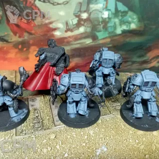 Описание картинки Terminator Assault Squad от Lobo по цене 4 000руб | Свободный Рынок Миниатюр - СРМ